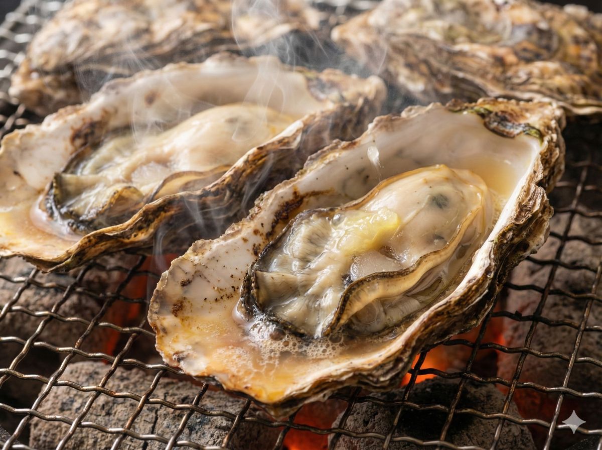 焼き牡蠣