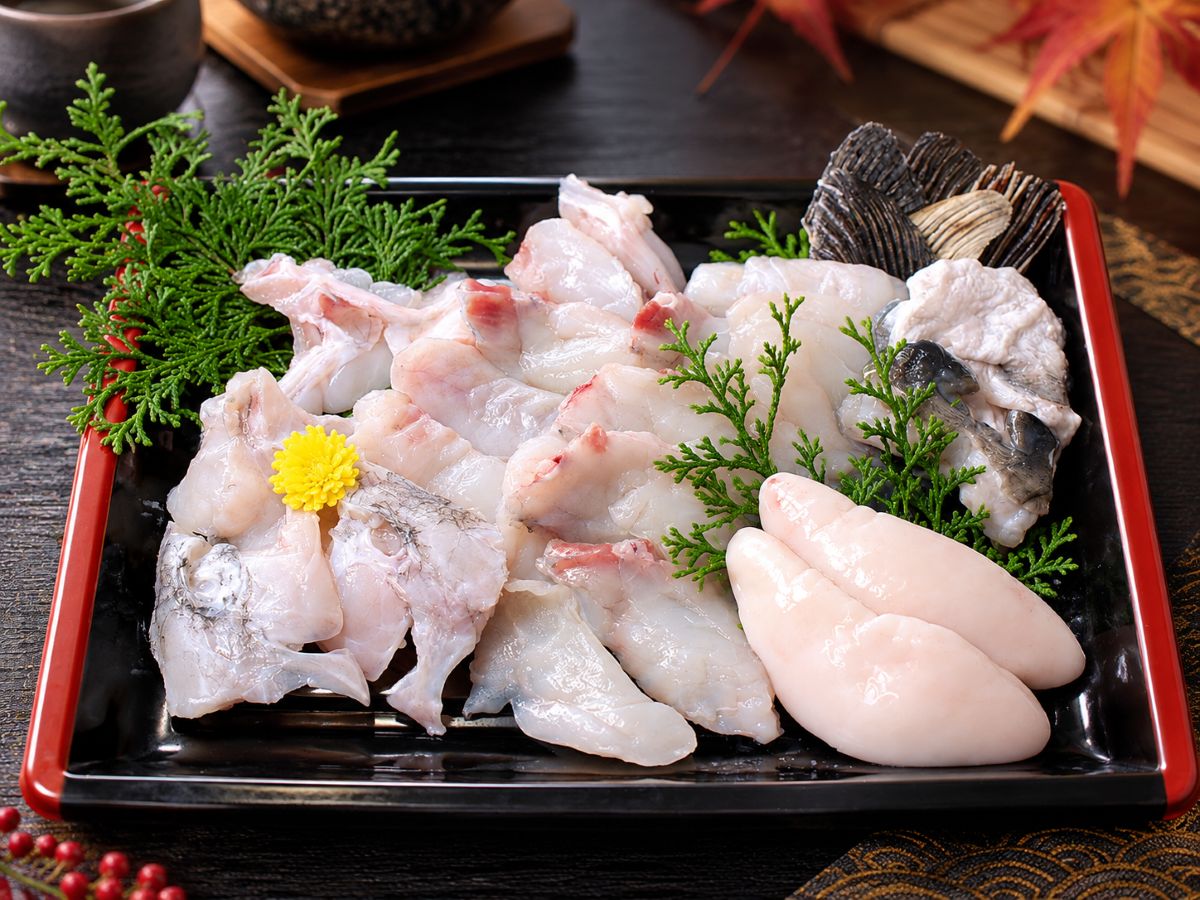 白子付き とらふぐしゃぶしゃぶセット