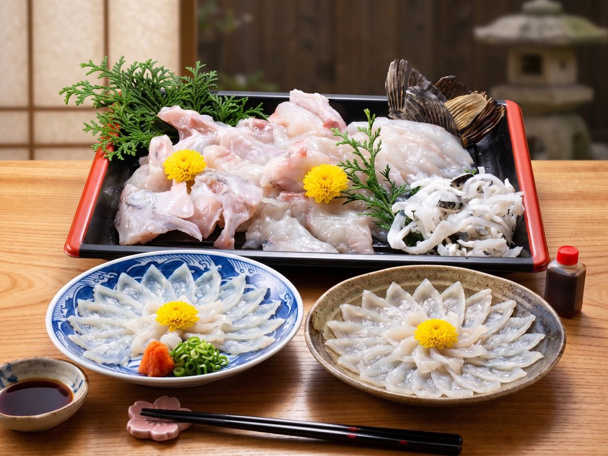 魚清水産のとらふぐ料理